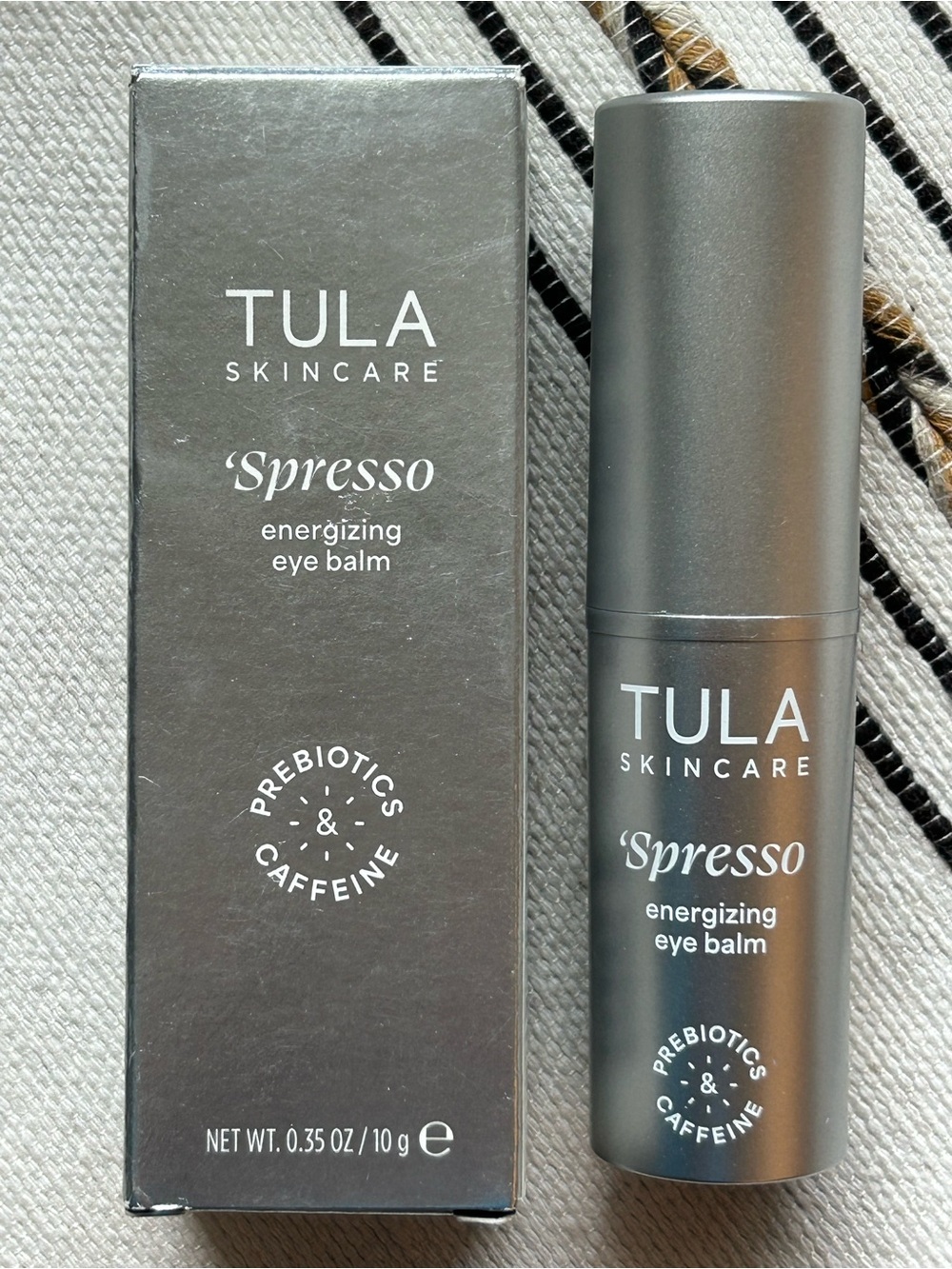 TULA Skincare ‘Spresso Energizing Eye Balm 0.35 oz Full Size NIB